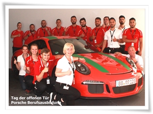 Fotoaktion mit Sofortdruck für Porsche 2017